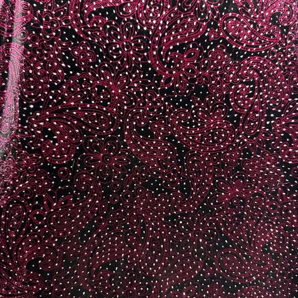 Vintage Y2K Limited Too Velvet Sparkle Dress Homecoming Ruffles Small - Picture 3 of 4